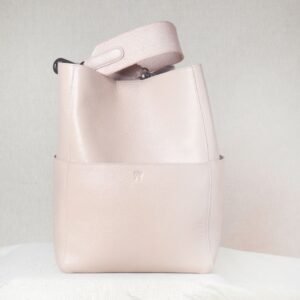 Bolsa Parma - Cor Bege Rose - Couro