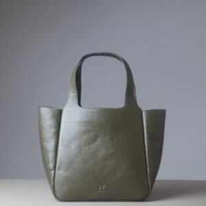 Bolsa Rivoli G - Cor Verde Floresta - Couro