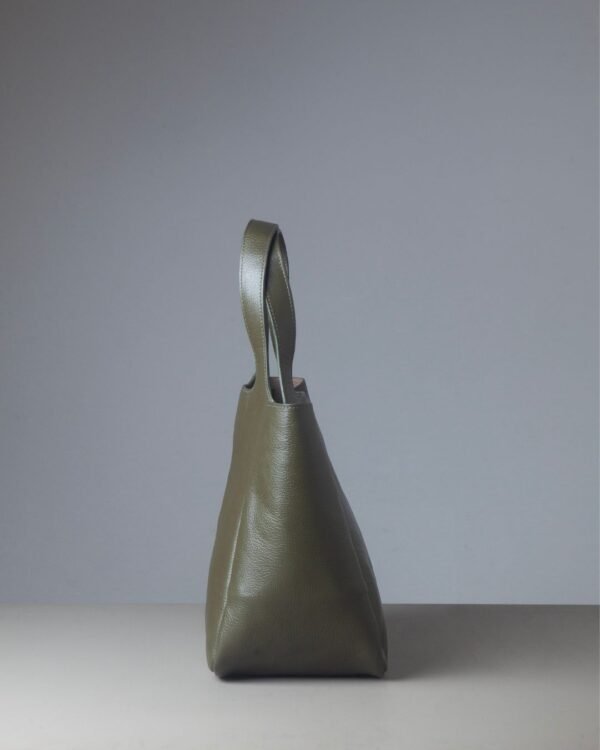 Bolsa Rivoli G - Cor Verde Floresta - Couro - Imagem 2