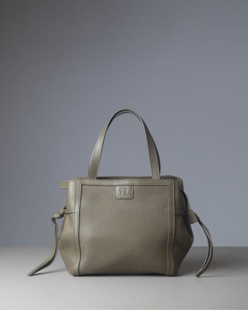 Bolsa Turim P - Cor Verde Militar - Couro