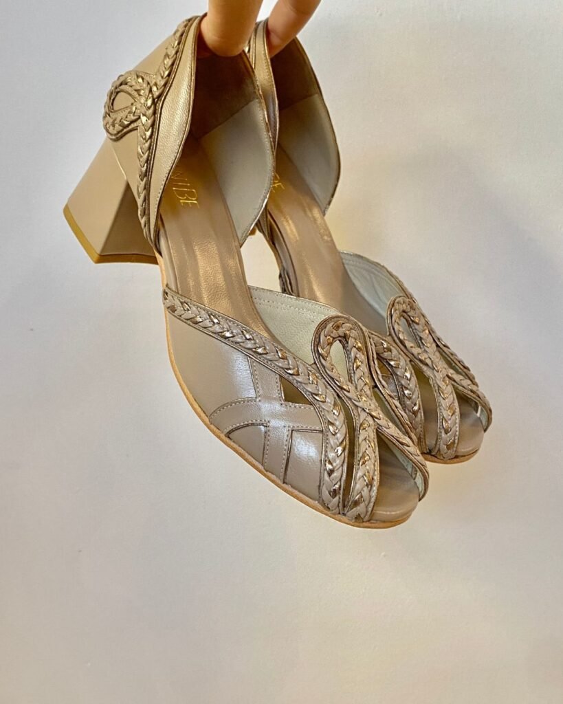 Sapato Marcela 39 - Pelica Bege Nude - Salto 5cm