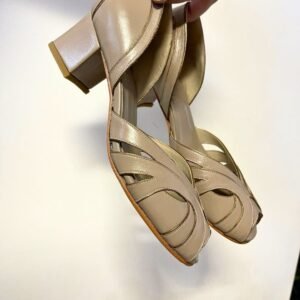 Sapato Juliana 36 - Pelica Bege Nude - Salto 4cm